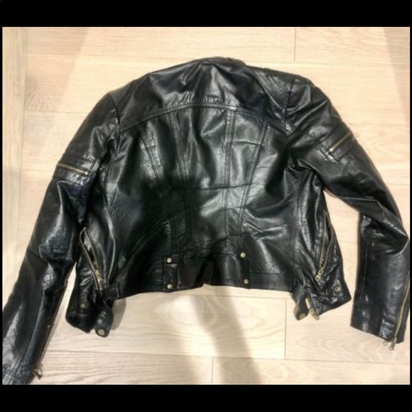 100% Genuine Leather Womens Bomber Jacket - Picture 2 of 6